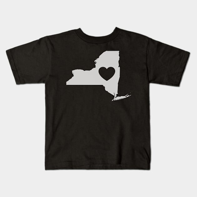 New York Love Heart Kids T-Shirt by helloshirts